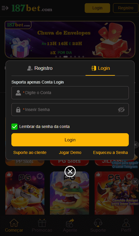 Instruções para registrar facilmente uma conta 187Bet